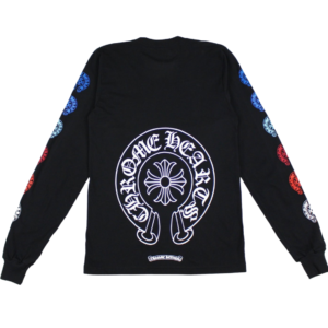 Chrome Heart Multi Color Horseshoe Long Sleeve T-Shirt